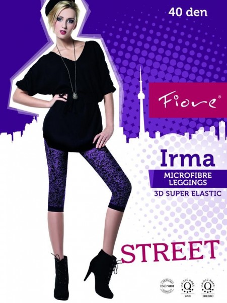 Fiore 3/4-Leggings mit blumigem Muster Irma 40 DEN