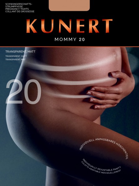 KUNERT Mommy 20 - Transparente Schwangerschaftsstrumpfhose