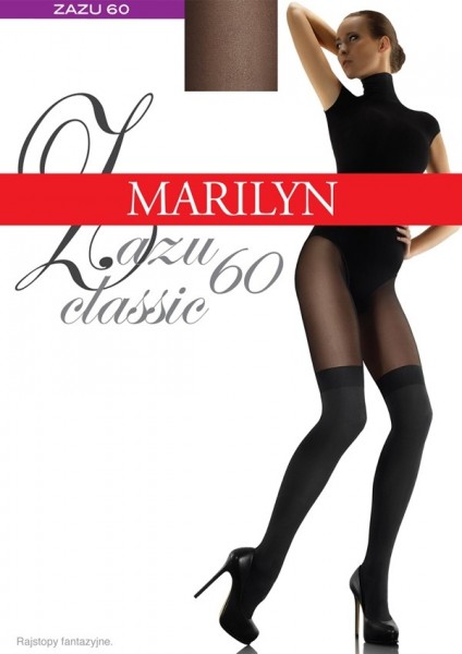 Marilyn Strumpfhose in angesagtem Overknee-Look Zazu Classic 60 DEN