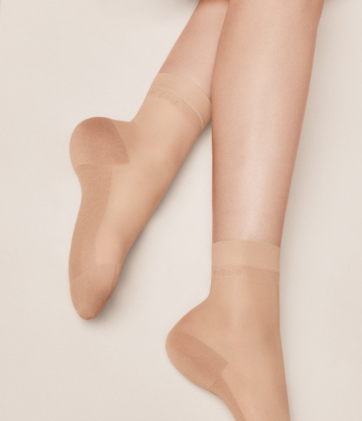 Kunert Cotton Sole 20 - Feinsöckchen mit Baumwoll-Sohle
