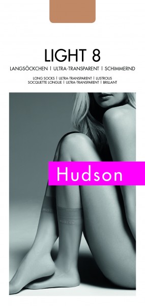 Glatte klassische Langsöckchen Light 8 von Hudson, 17 DEN