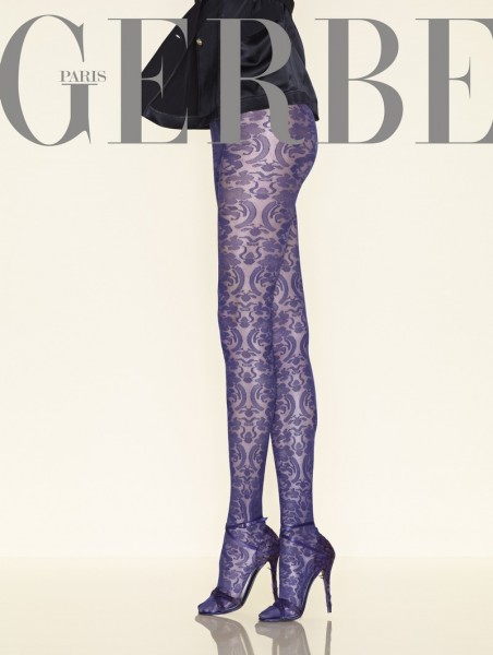 Gerbe Edle Strumpfhose mit ornamentalem Muster Lyrique