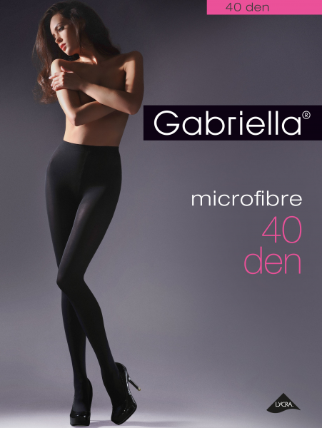 Gabriella Microfibre 40 - Klassische Microfaser-Strumpfhose ohne Muster