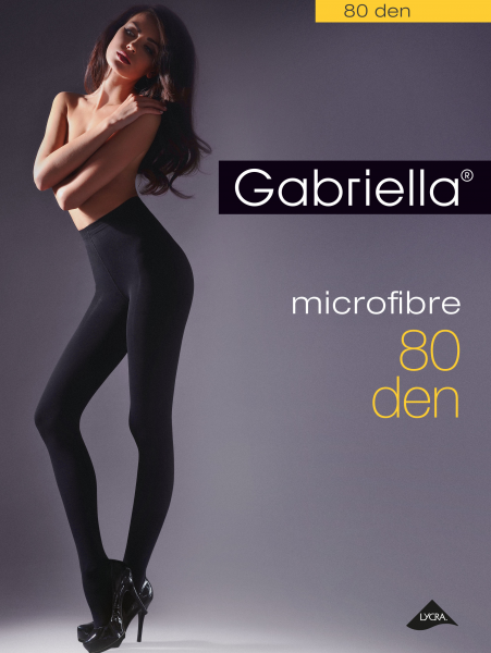 Gabriella Klassische Microfaser-Strumpfhose ohne Muster, 80 den