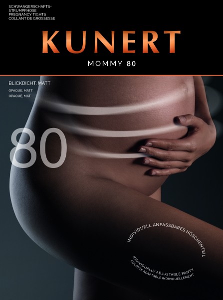 KUNERT Mommy 80 - Blickdichte Schwangerschaftsstrumpfhose