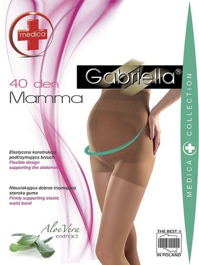 Gabriella Bequeme Feinstrumpfhose fuer Schwangere 40 DEN