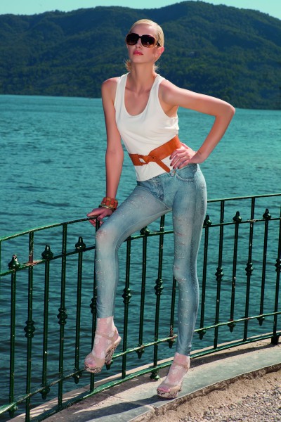 Trasparenze Vintage - Jeggings in angesagtem Used-Look
