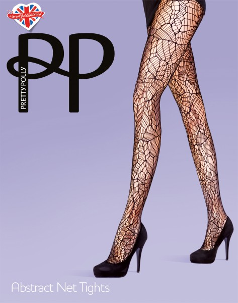 Pretty Polly Abstract Net - Abstrakt gemusterte Netzstrumpfhose