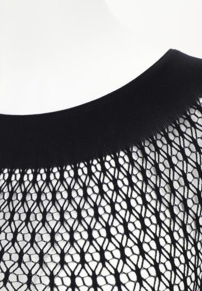 Oroblu - Elegantes, nahtloses Netzshirt mit geometrischem Muster