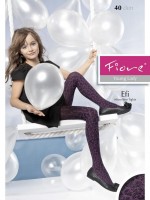 Fiore KinderStrumpfhose mit blumigem 3D-Muster Efi 40 DEN Fiore KinderStrumpfhose mit blumigem 3D-Muster Efi 40 DEN