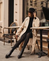 Gabriella - Blickdichte Strumpfhose mit vertikalen Streifen Gabriella - Blickdichte Strumpfhose mit vertikalen Streifen