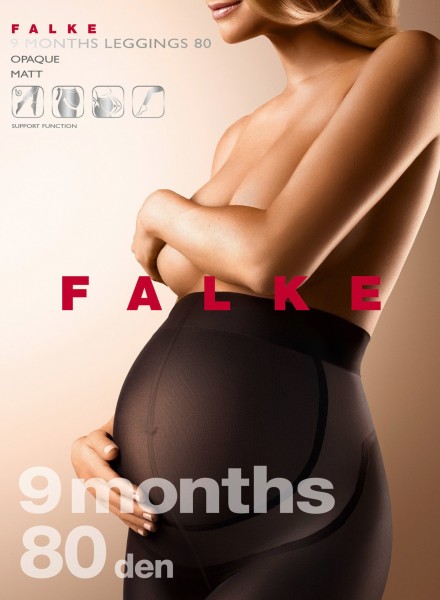Falke 9 Months 80 - Blickdichte Schwangerschaftsleggings