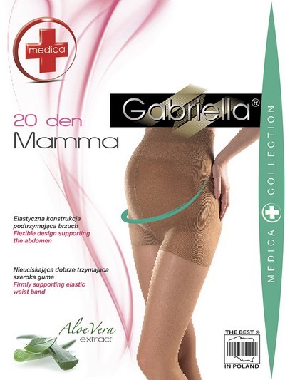 Gabriella Bequeme Feinstrumpfhose fuer Schwangere 20 DEN