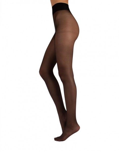 Cette - Klassische, durchgehend transparente Feinstrumpfhose mit Satinglanz, 20 denier