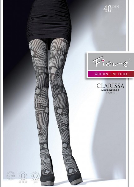 Fiore Extravagant gemusterte Strumpfhose Clarissa