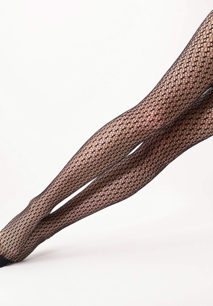 Oroblu Double Mesh - Nahtlose Netzstrumpfhose mit geometrischem Muster