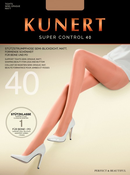 Kunert Bequeme Stützstrumpfhose Super Control 40