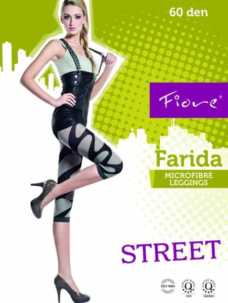 Fiore 3/4-Leggings mit trendigem Muster Farida 60 DEN