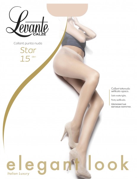 Levante - Glatte klassische Feinstrumpfhose Star 15