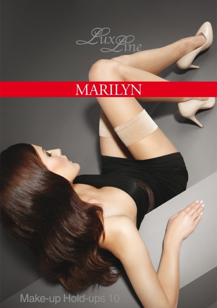 Marilyn Hauchduenne halterlose Struempfe Make up 10 DEN