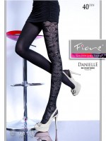 Fiore Strumpfhose mit blumigem Muster Danielle 40 DEN Fiore Strumpfhose mit blumigem Muster Danielle 40 DEN