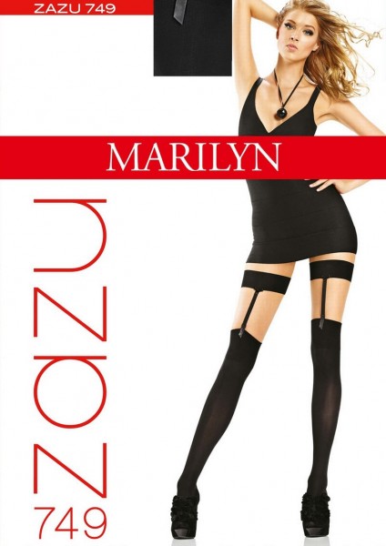 Marilyn ueberkniestruempfe in Strapsotpik Zazu 60 DEN