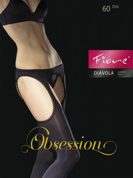 Blickdichte Strip Panty Diavola von Fiore, 60 DEN